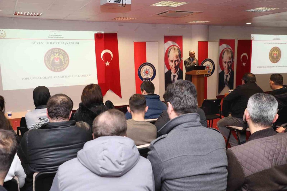 “Kaan Uygulaması" Çerçevesinde 352 Özel Güvenlik Görevlisine Eğitim Verildi