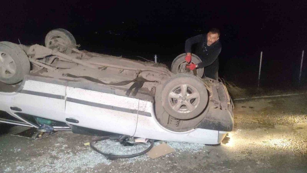 Otomobil Takla Attı!