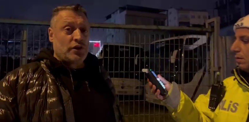 Alkollü Sürücü aracının Çekiciye Bindirilmesini Kayda Aldı