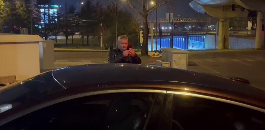 Alkollü Sürücü aracının Çekiciye Bindirilmesini Kayda Aldı