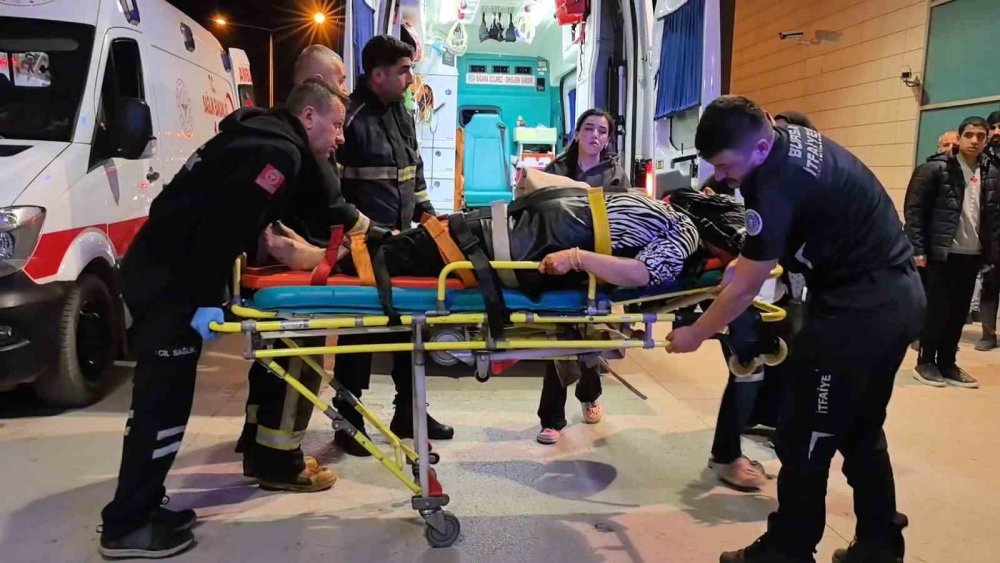 Kontrolden Çıkan Otomobil Şarampole Uçtu