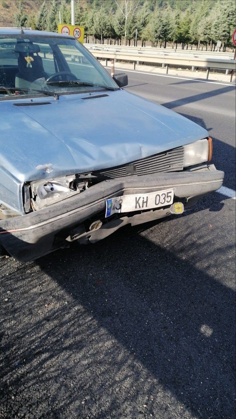 Yaşanan Kazada 1 Kişi Yaralandı