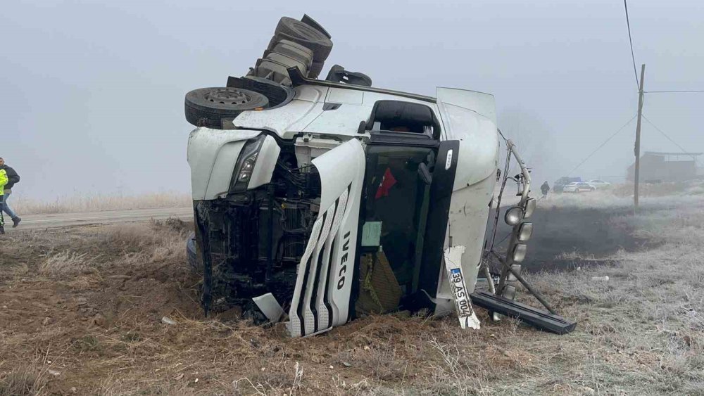 Gizli Buzlanma Kazaya Sebep Oldu, 1 Kişi Yaralandı
