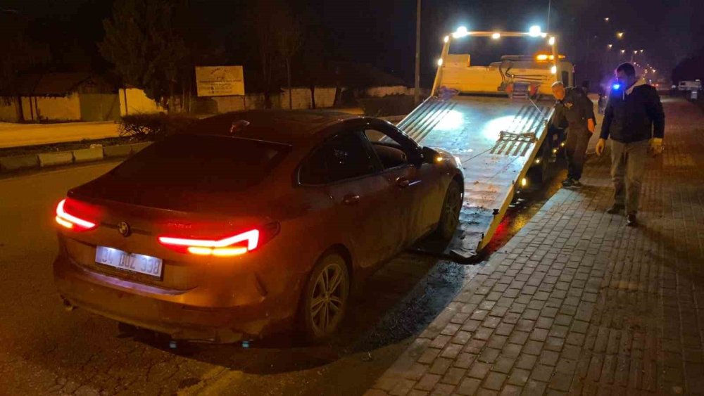 Alkollü Sürücü Polise Zor Anlar Yaşattı