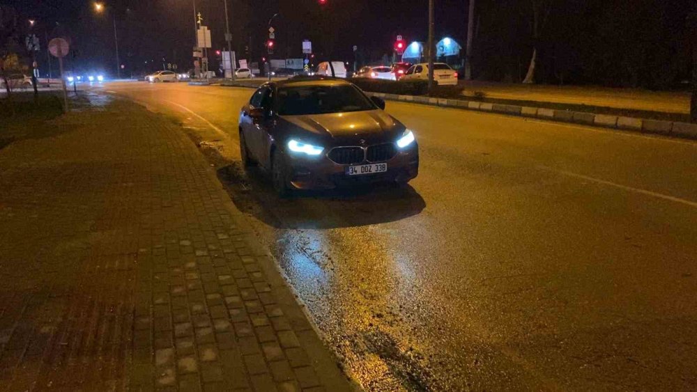 Alkollü Sürücü Polise Zor Anlar Yaşattı