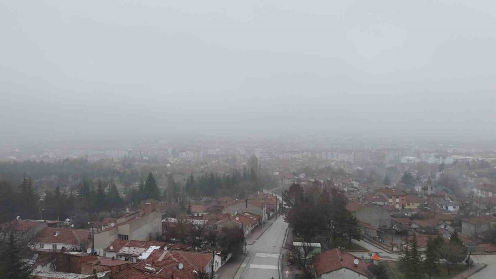 Yoğun Sis Havadan Görüntülendi