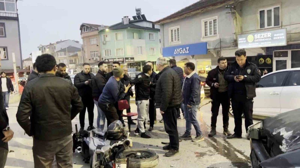 Kazada Yaralanan Sürücü Motosikletinin Derdine Düştü