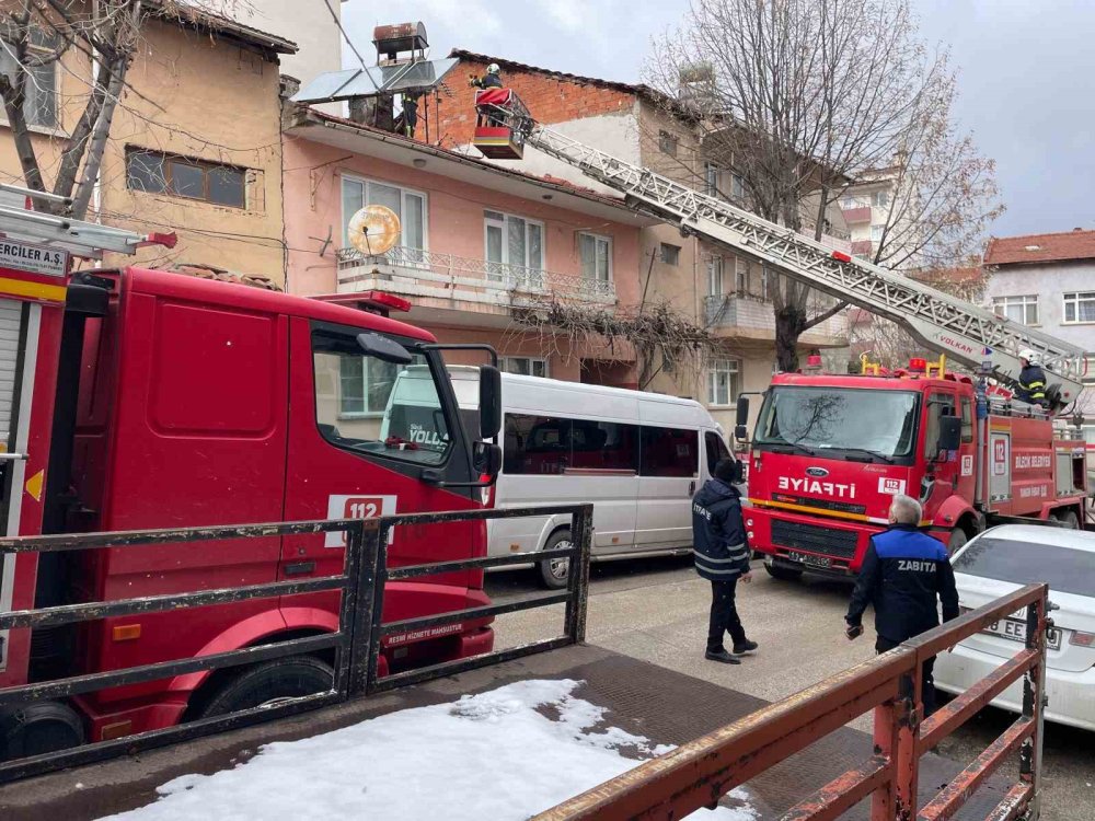 Bacı Yangını Anında Müdahaleyle Söndürüldü