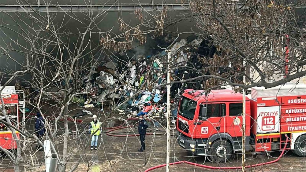 Çimento Fabrikasında Yangın