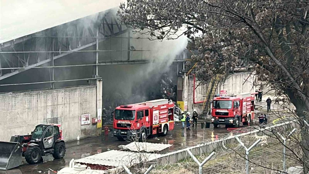 Çimento Fabrikasında Yangın
