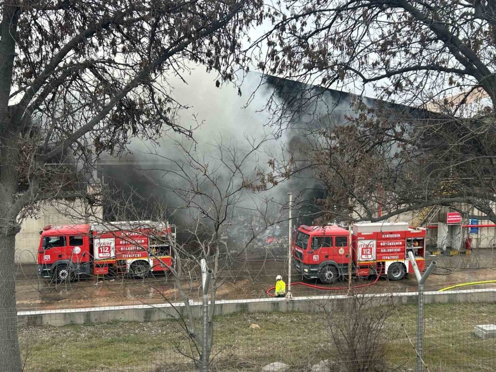 Çimento Fabrikasında Yangın