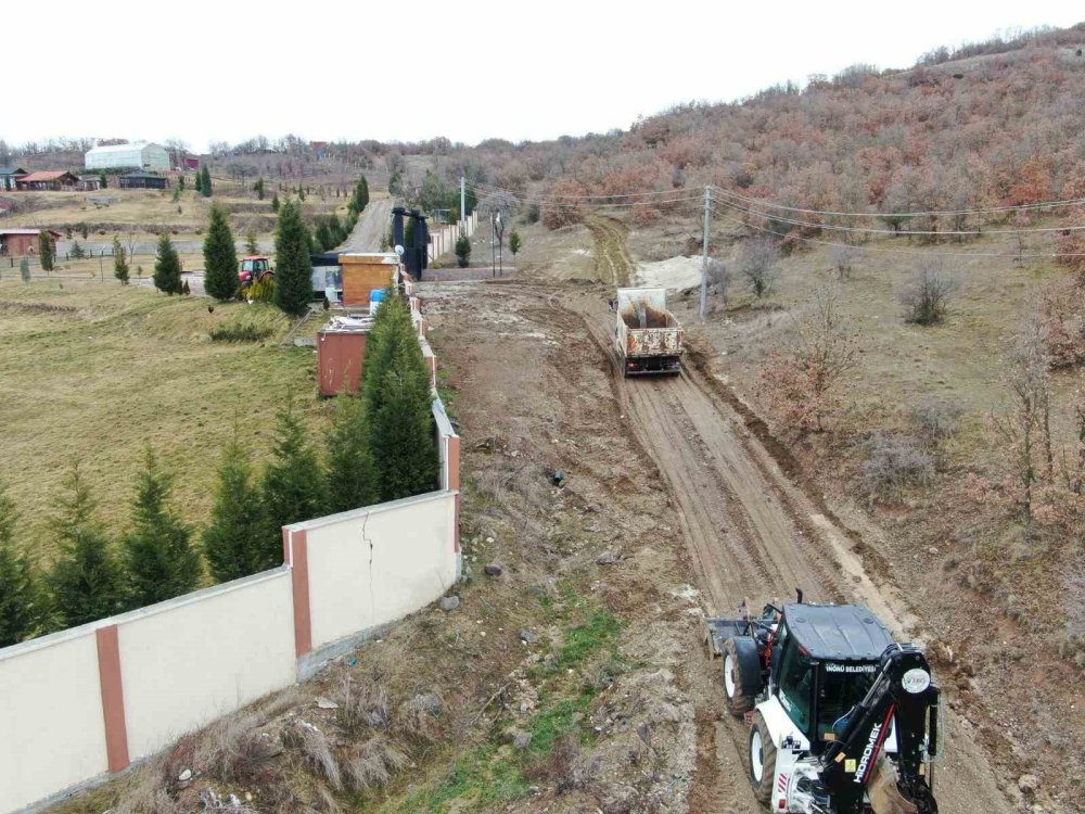 Stabilize Yol Çalışması Yapıldı