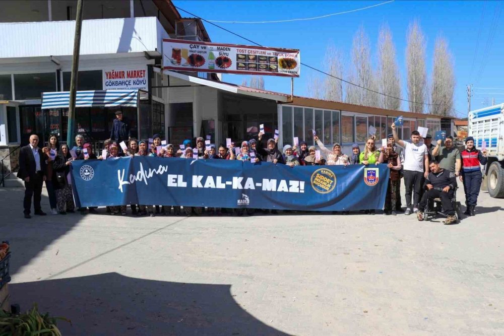 Kadına Şiddetle İlgili Vatandaşlar Bilgilendirildi