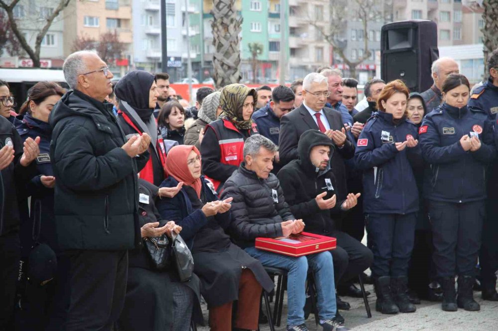 Yangından Dönerken Kaza Sonrası Hayatını Kaybeden Genç İtfaiyeci İçin Tören Düzenlendi