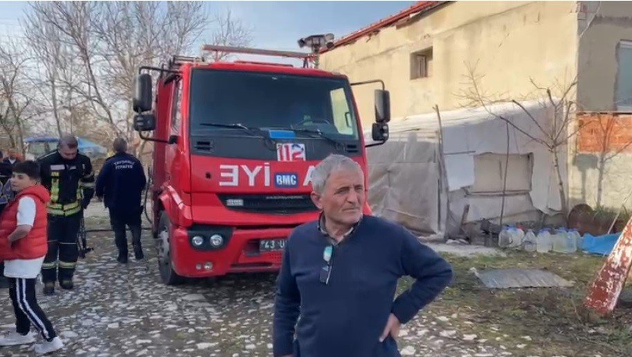 Çıkan Yangın Kısa Sürede Söndürüldü