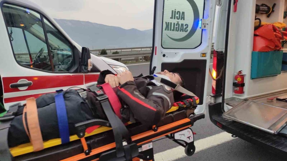 Otobanda Feci Motosiklet Kazası