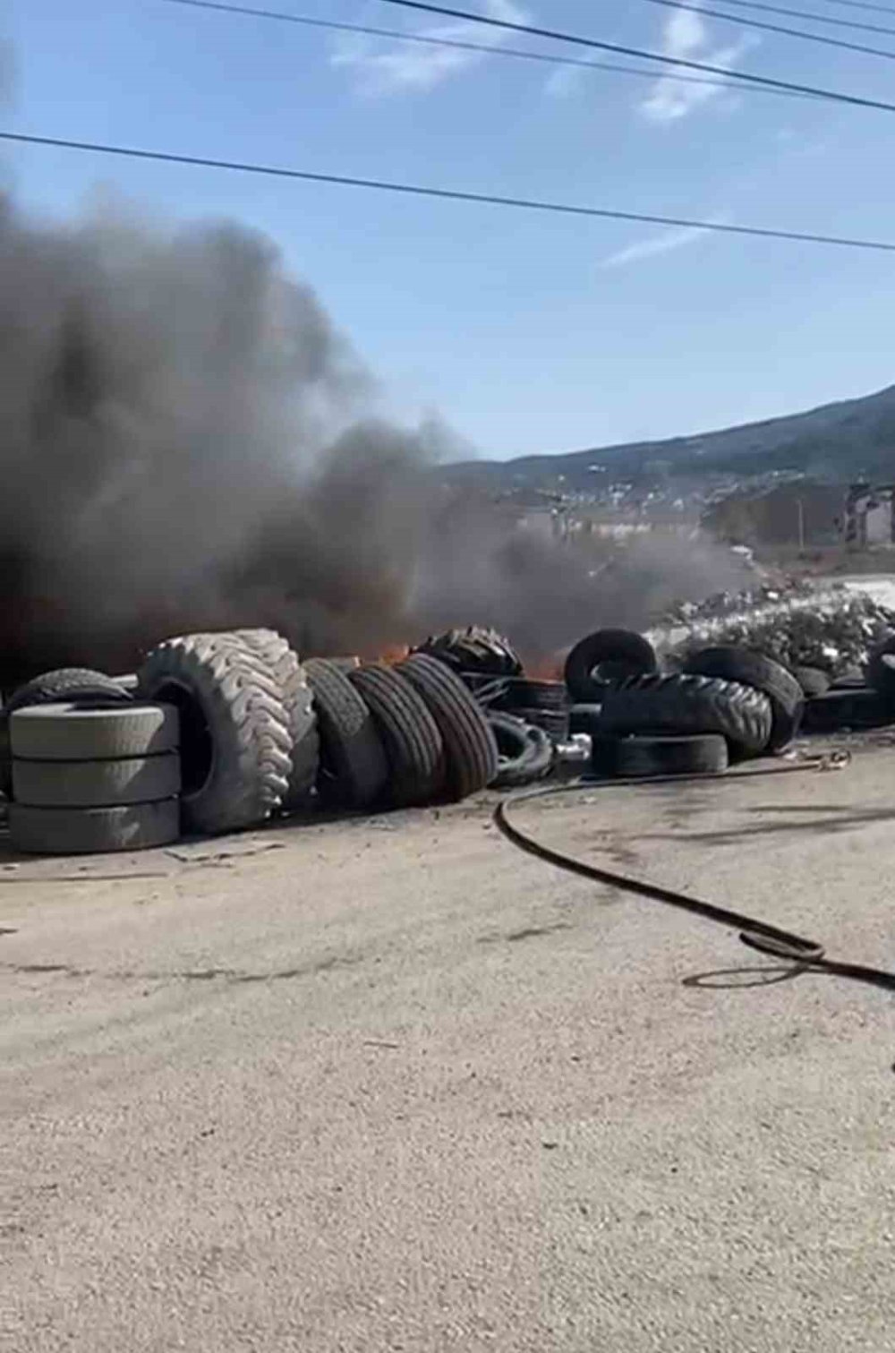 Sanayi Sitesi’nde Yangın
