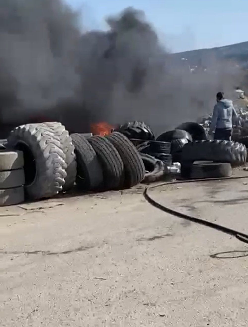Sanayi Sitesi’nde Yangın
