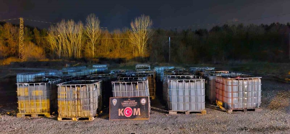 370 Bin Litre Solvent Karışımlı Kaçak Akaryakıt Yakalandı