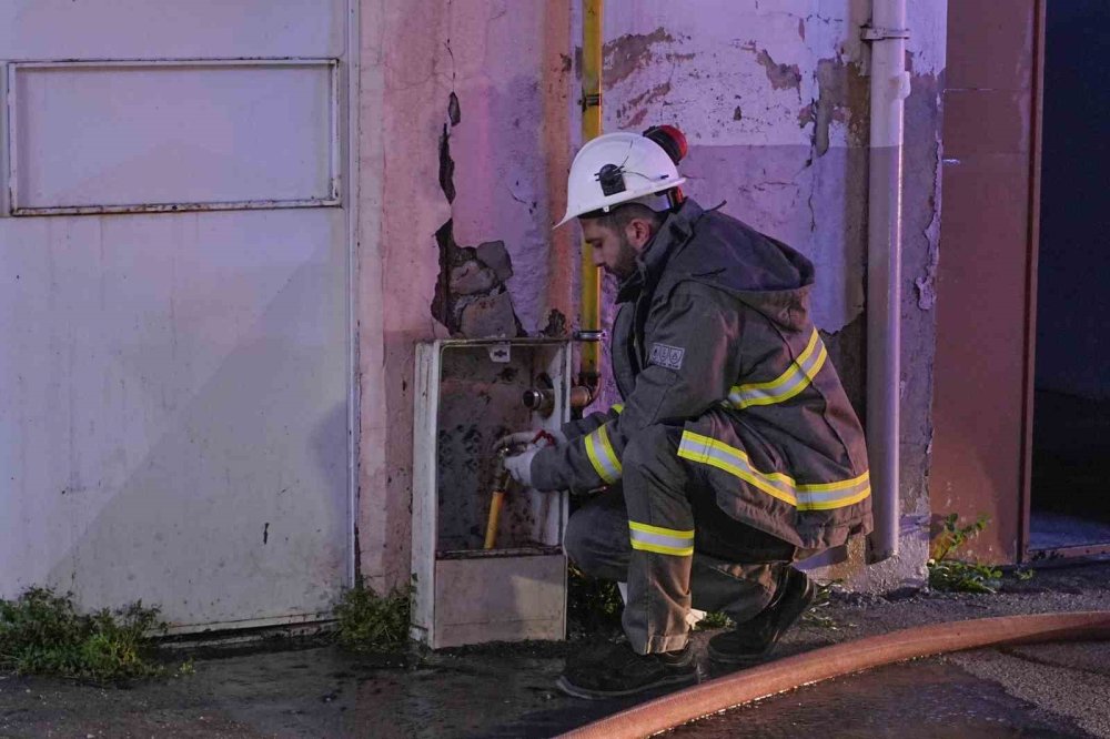 Yanan Binadaki Köpeği İtfaiye Ekipleri Kurtardı