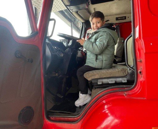 Minik Eray İtfiayeciliği Yerinde Öğrendi