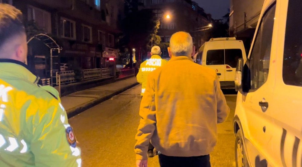 Alkollü Sürücü Zorluk Çıkardı, Yetmedi Ekipleri Kayda Aldı