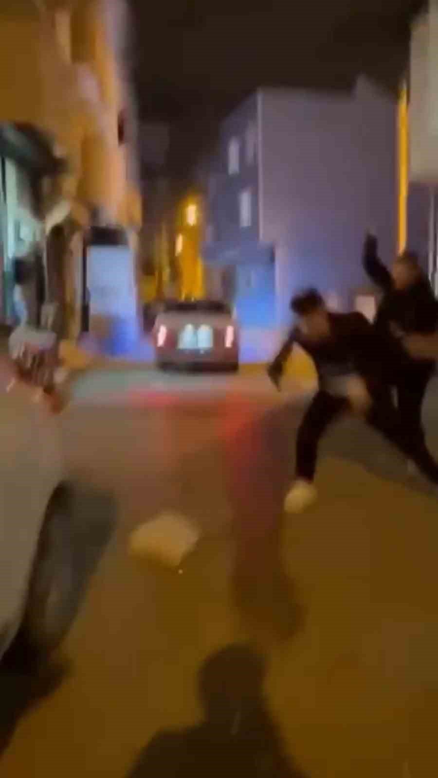 Sokağı Boks Ringine Çevirdiler