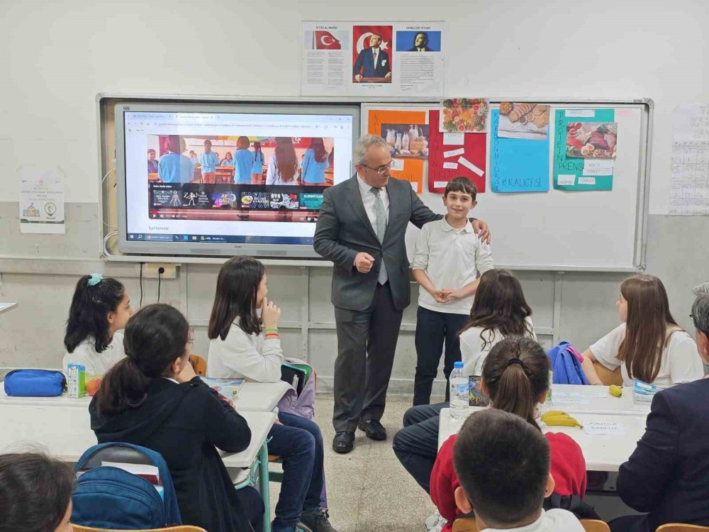 Tüm Okullarda Aynı Anda Sağlıklı Beslenme Dersi İşlendi