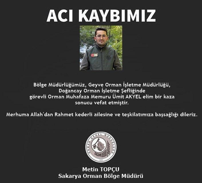 Kazada Hayatını Kaybeden Orman Muhafaza Memuru Törenle Son Yolculuğuna Uğurlandı