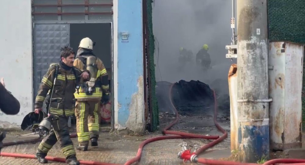 Fabrika Yangını Korku Dolu Anlar Yaşattı