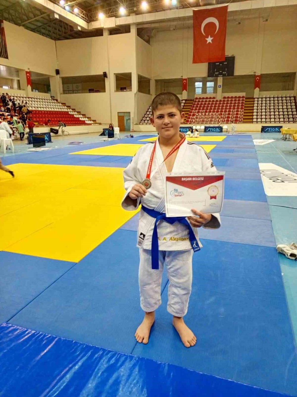 Aybars Ali Akpınar, Türkiye Judo Şampiyonası’nda İkinci Oldu