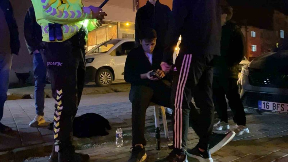 Kontrolden Çıkan Otomobil Aydınlatma Direğine Çarptı: 2 Yaralı