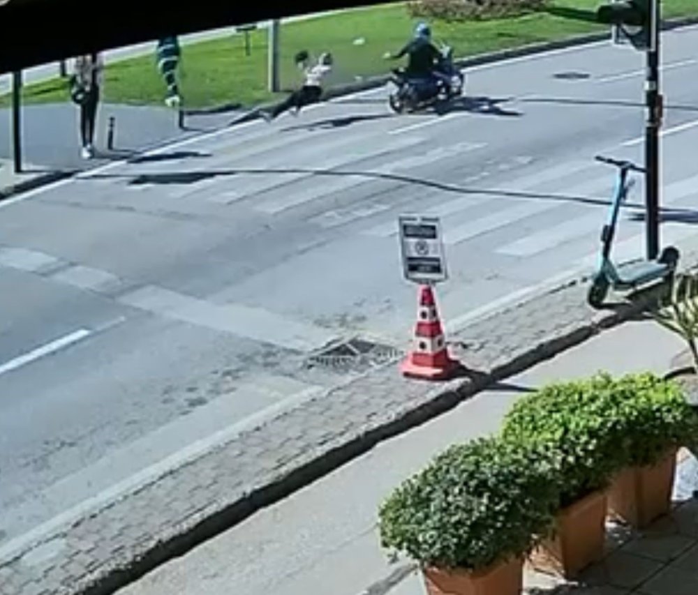 Yaya Geçidinde Dehşet Anları