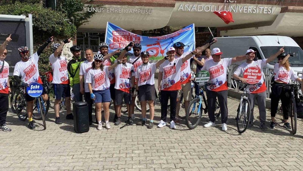 Eskişehir’den Ankara’ya Doğru Pedal Çevirdiler