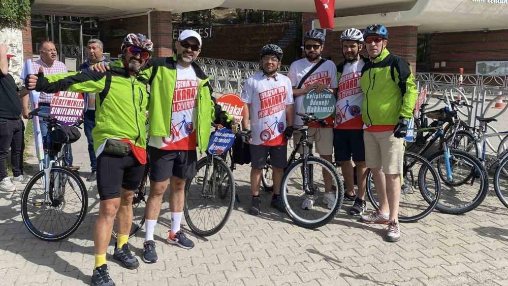 Eskişehir’den Ankara’ya Doğru Pedal Çevirdiler