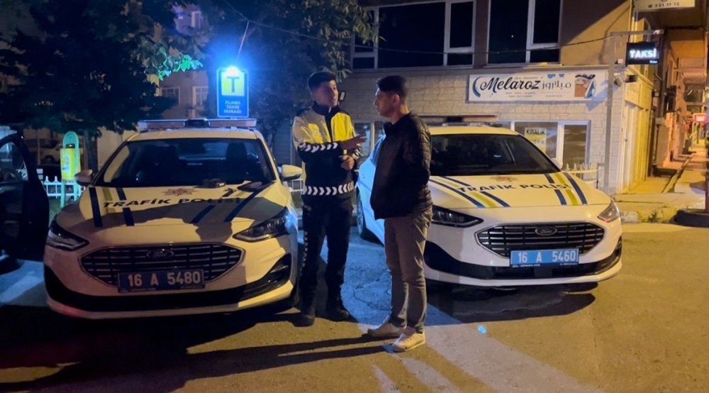 Polisin şüphelendiği aracın sürücüsü alkollü çıktı