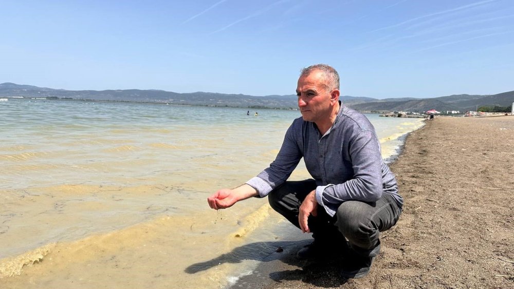 İznik Gölü'nde oluşan kirlilik endişeye sebep oldu