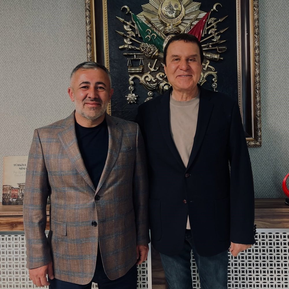 Sanatçı Mithat Körler ile Başkan Yıldırım bir araya geldi