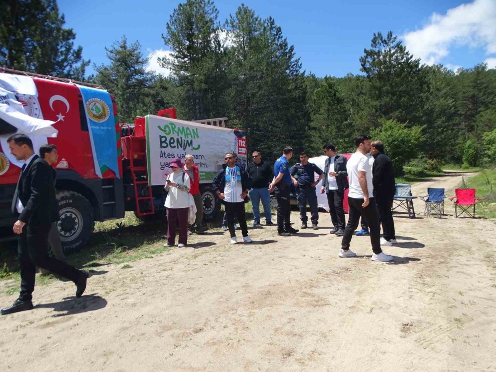 Doğa Yürüyüşünde Ağaçlara 50 Ahşap Kuş Yuvası Astı