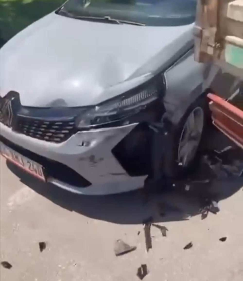 Çaldığı Kamyonla Kaza Yapan Kadın Suçüstü Yakalandı