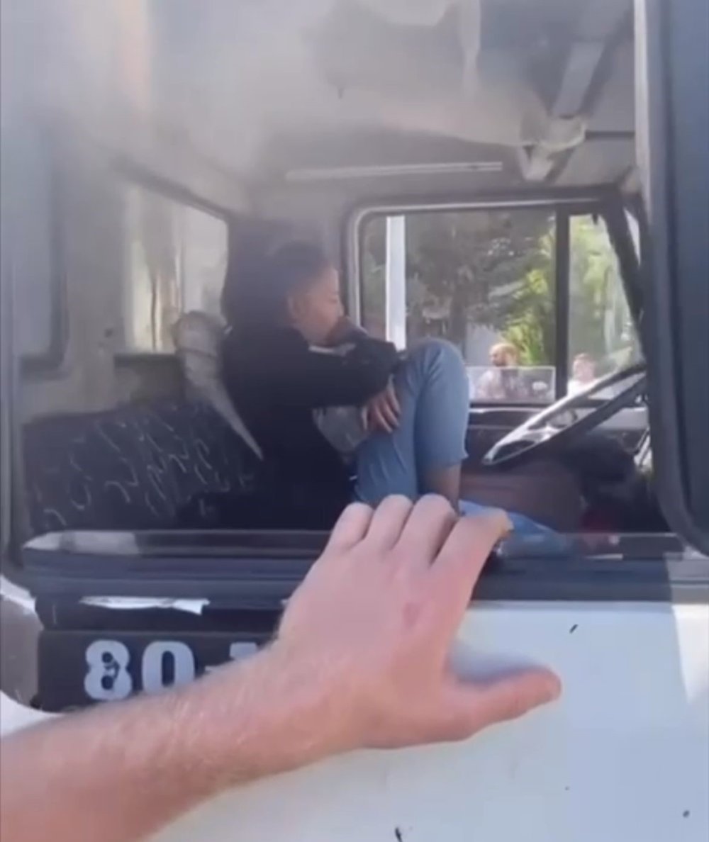 Çaldığı Kamyonla Kaza Yapan Kadın Suçüstü Yakalandı