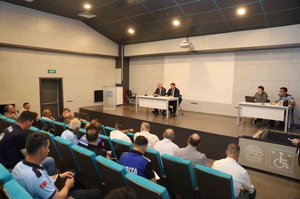 Zabıta Teşkilatından Kurban Bayramı Öncesi Koordinasyon Toplantısı