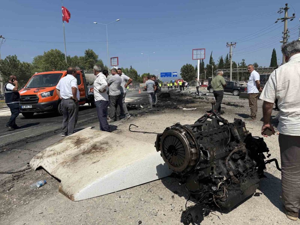 Tır Sürücüsünün Öldüğü Facia Kaza Güvenlik Kamerasında