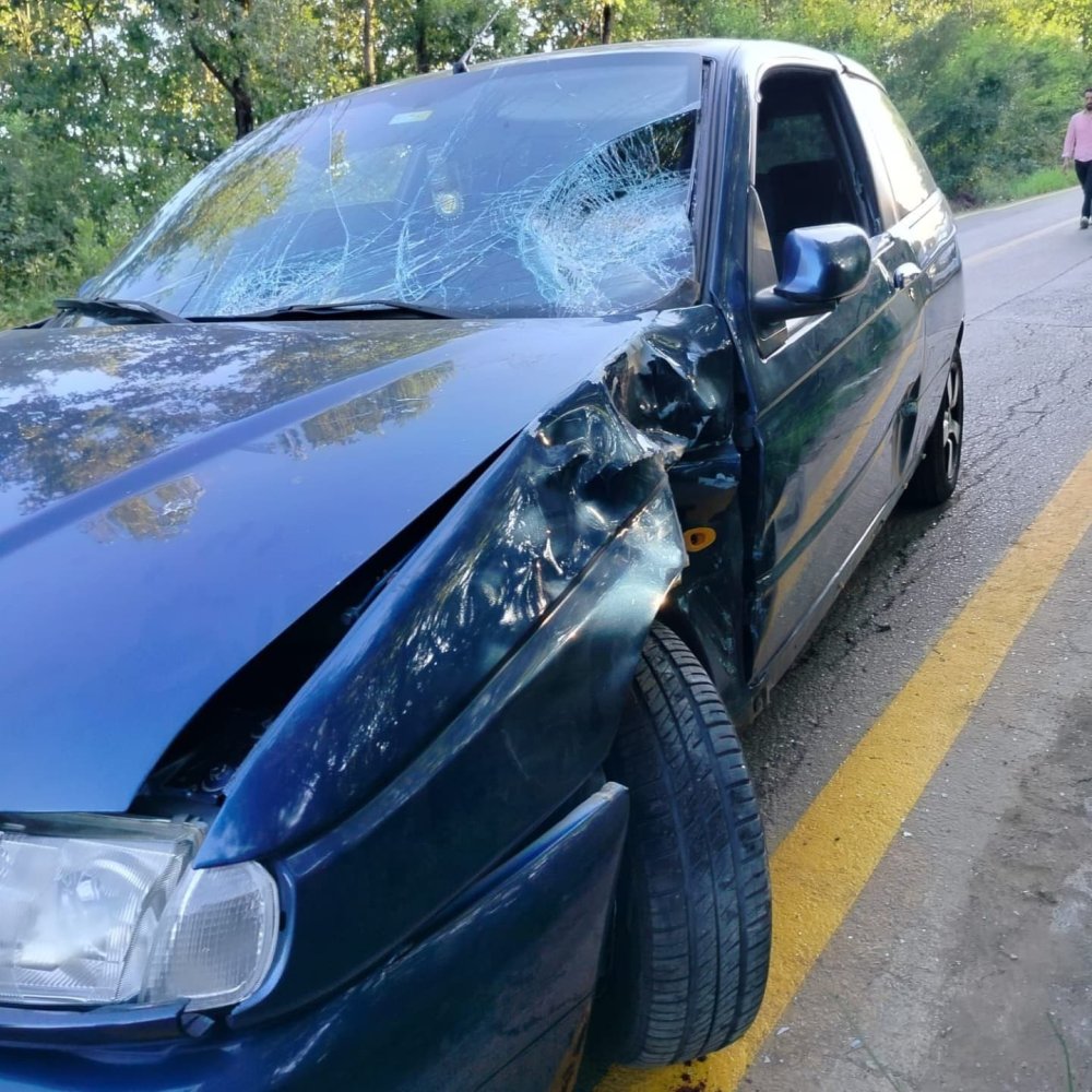 Otomobille Çarpışan Motosikletin Sürücüsü Hayatını Kaybetti