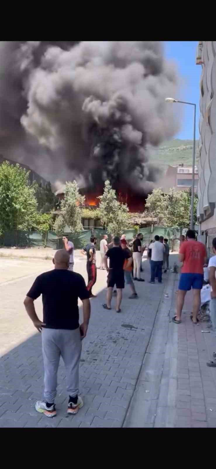 Apartmanda Çıkan Yangın Korku Dolu Anlar Yaşattı