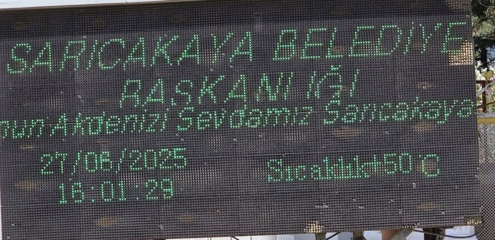 Termometreler 50 Dereceyi Gösterdi
