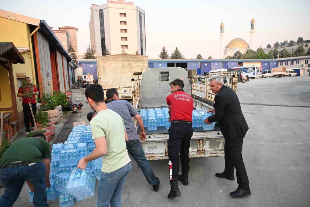 Bozüyük’ten Yangın Bölgesine Yardım