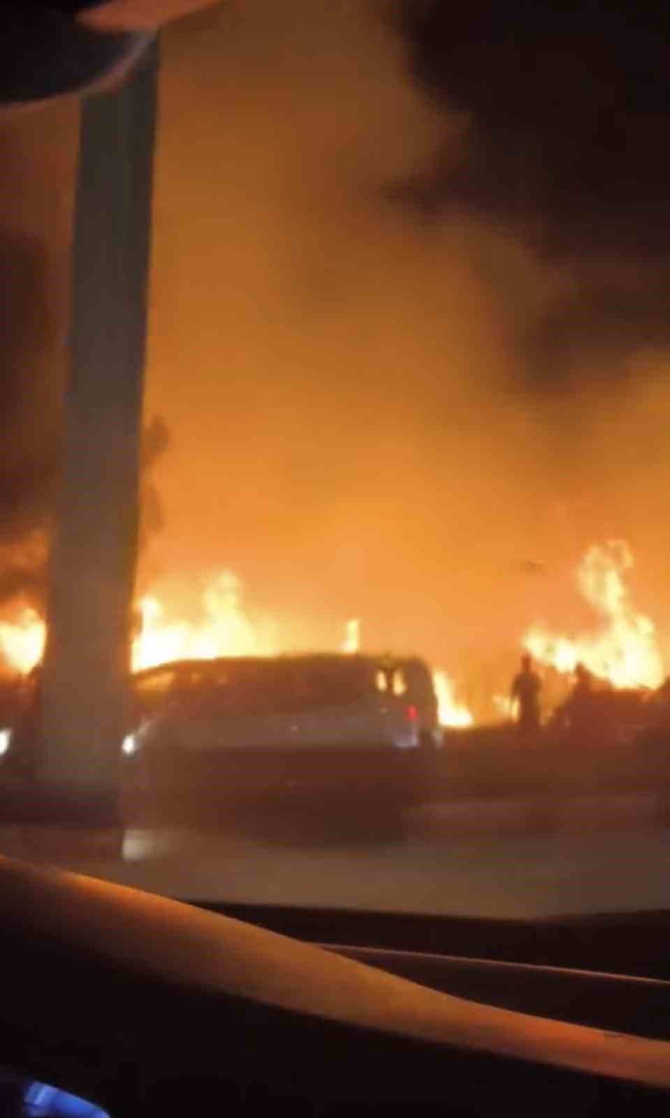Düğünden Atılan Havai Fişek Ormanı Yaktı