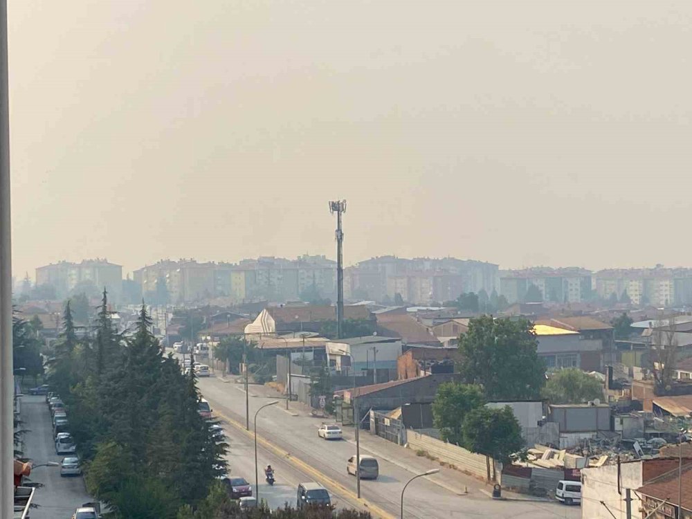 Yangın Dumanı Ve Koku Vatandaşı Telaşlandırdı