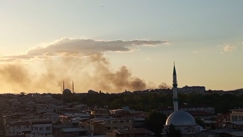 Çöplükteki Yangın Şehrin Her Yerinden Görüldü